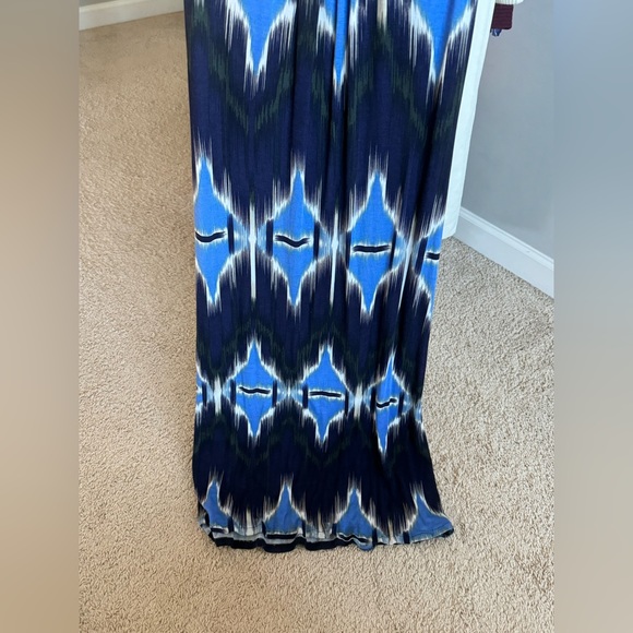Banana Republic ikat print halter maxi dress size M - Picture 5 of 8